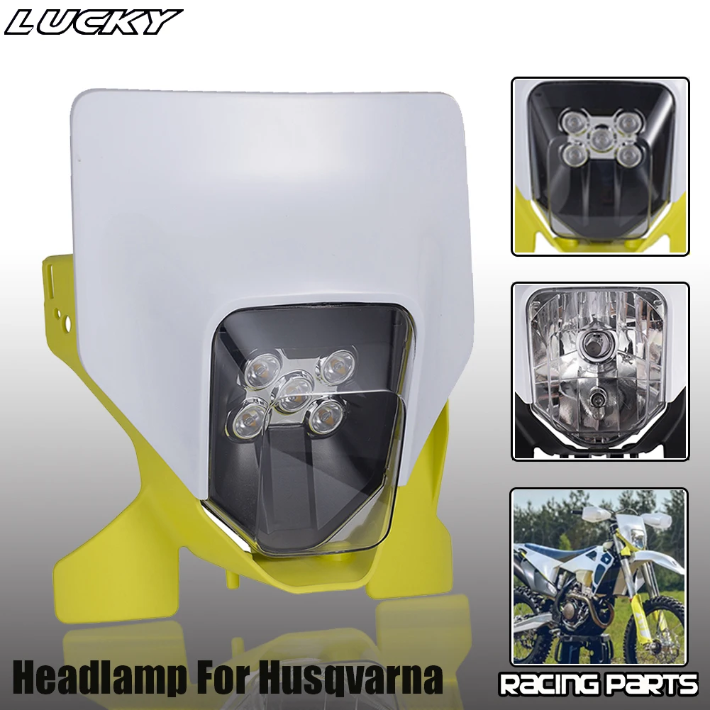 

New Motorcycle LED Headlight Lamp Headlamp Head Light Lights For HUSQVARNA FE250 FE350 FE450 FE501 TE250i TE300i FE TE 2020 2021