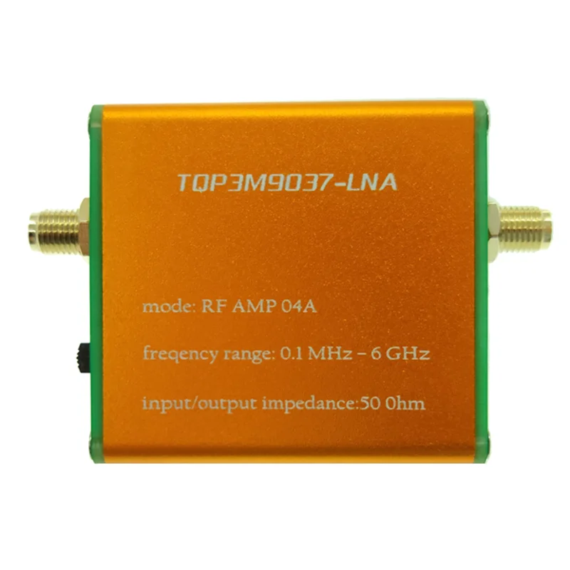 

100K-6GHz All Band Amplifier HF FM VHF UHF RF Preamplifier High Linearity Ultra-Low Noise Gain Amplifier