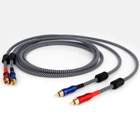 high end hifi rca audio cable hifi rca interconnect cables with gold plated rca plug rca to rca interconnect cable amplifier cd