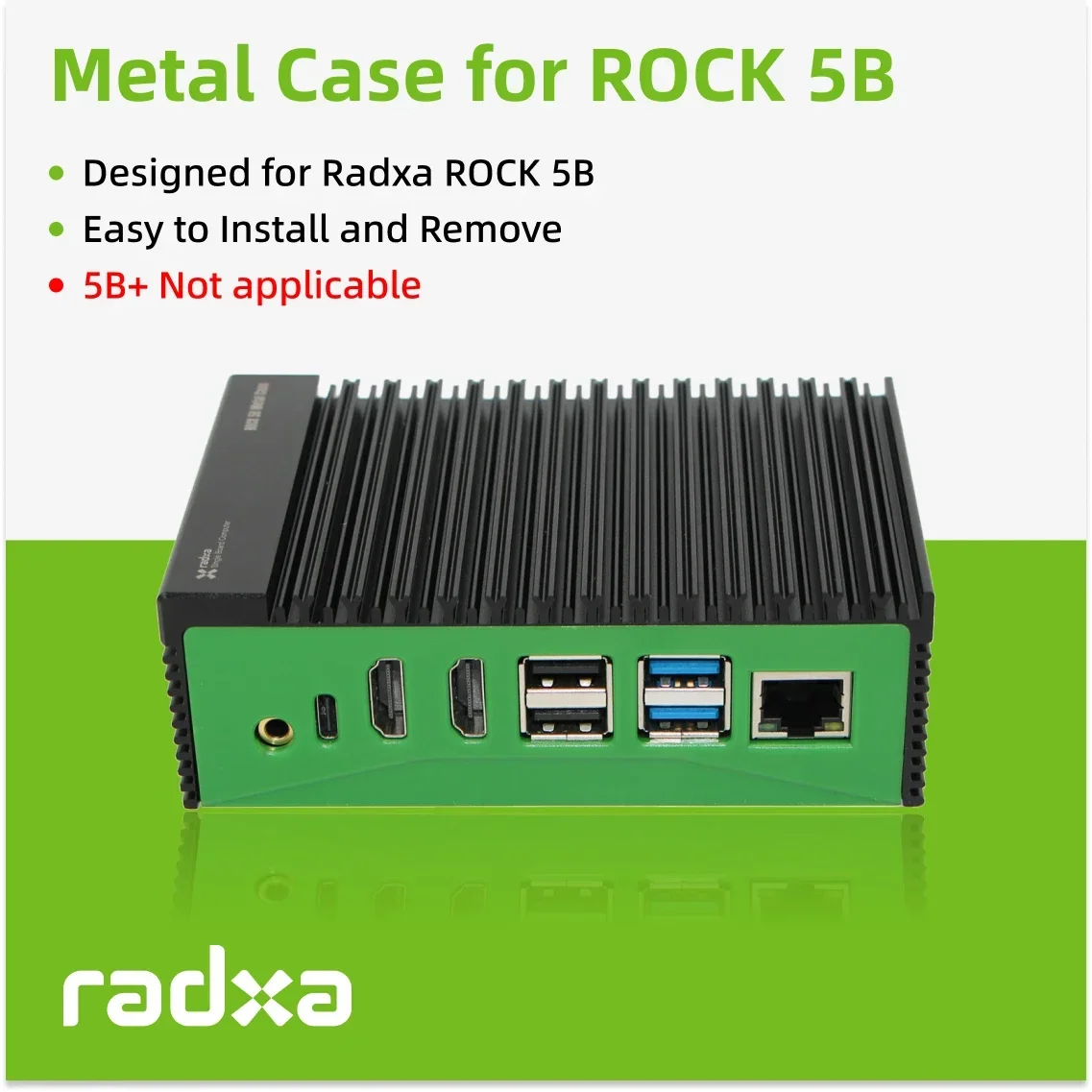 Металлический корпус Radxa для ROCK 5B цельнометаллический