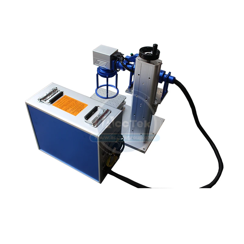 

Двойное использование фиксированного волокна лазерная маркировочная машина со съемной головкой доступен небольшой размер