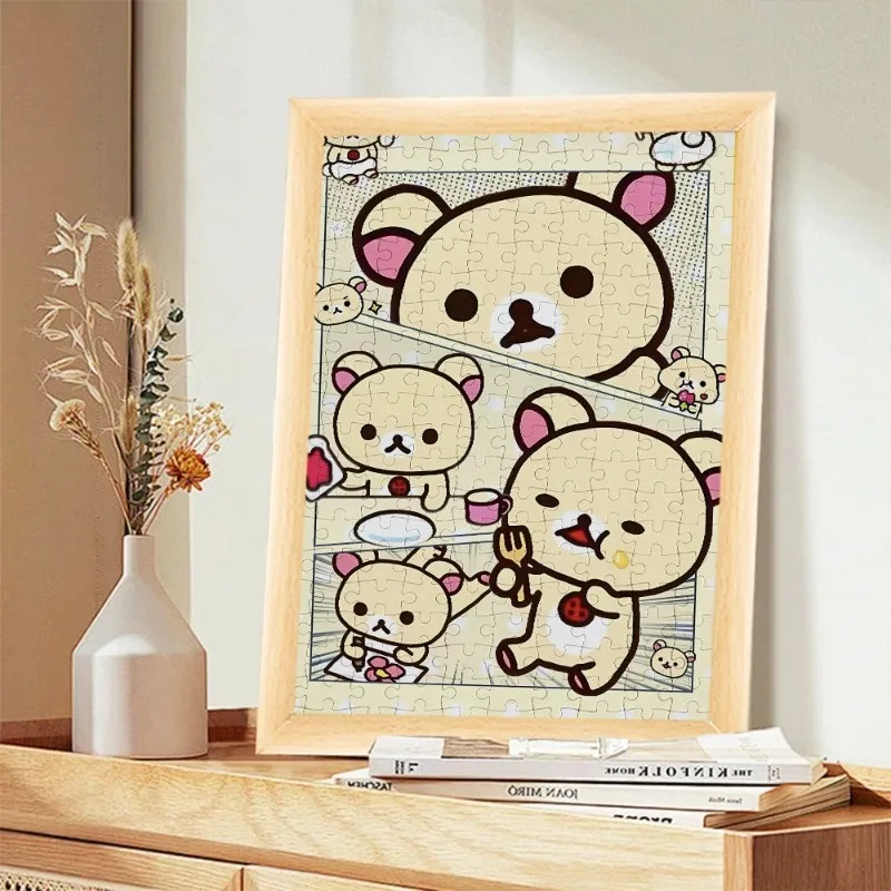 Деревянная головоломка Rilakkuma: игрушка-антистресс, рекомендуемый подарок на день рождения для друзей (art.: 3920dbcb7708c) - 3920dbcb7708c