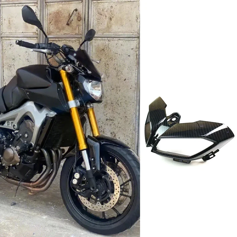 

Motorcycle Headlight Cover Lower Front Headlight Bracket Motorcycle Fairing For Yamaha MT09 MT 09 2017-2019