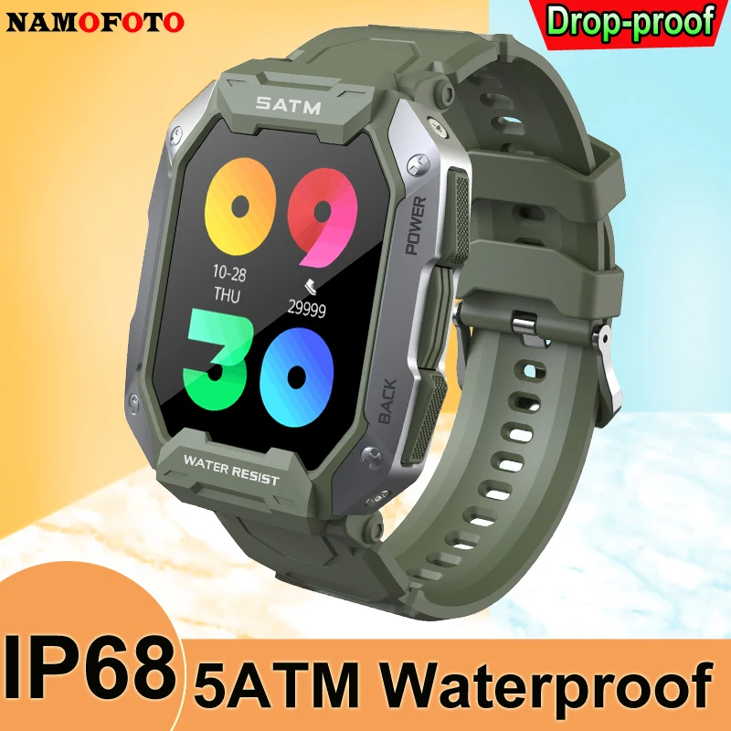 

Смарт-часы NAMOFOTO C20 водонепроницаемые (5 атм) с защитой от падения