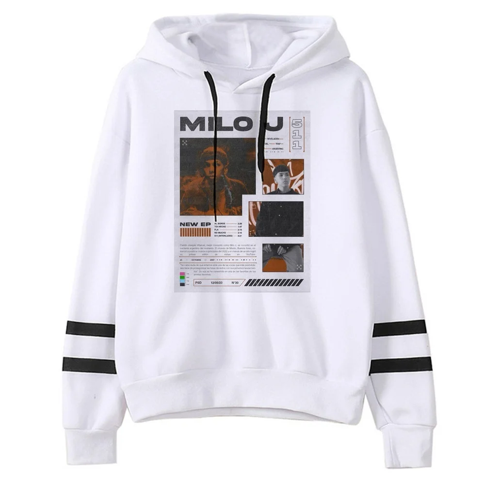 Фото Женские худи Milo j, аниме-свитшот с принтом, 2026, женская одежда в стиле cutecore, с карманами. №1