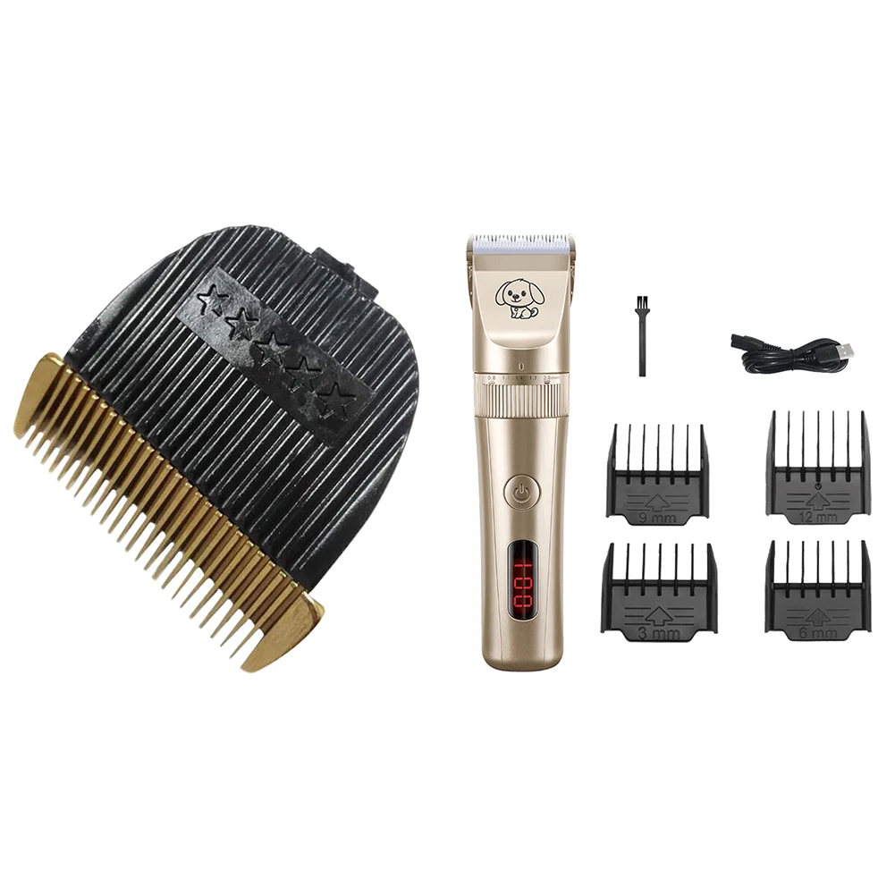 

Animal Grooming Clippers Rechargeable Pet Dog Hair Trimmer Cat Haircut Machine Cat Dog Hair Trimmer Grooming Cutter