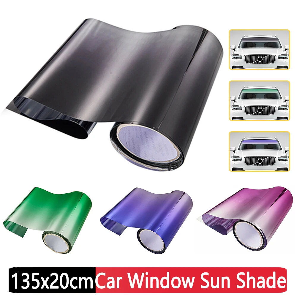 Shunmaii солнечная защитная пленка для окна автомобиля 135x20 см градиент цвета