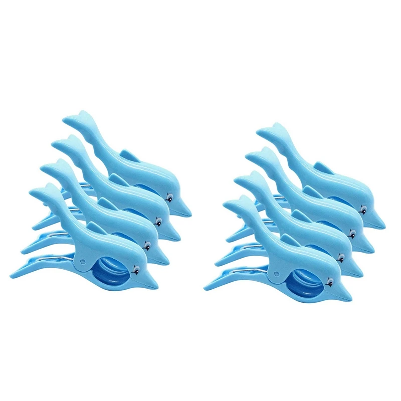 

8 шт., пластиковые зажимы для полотенец