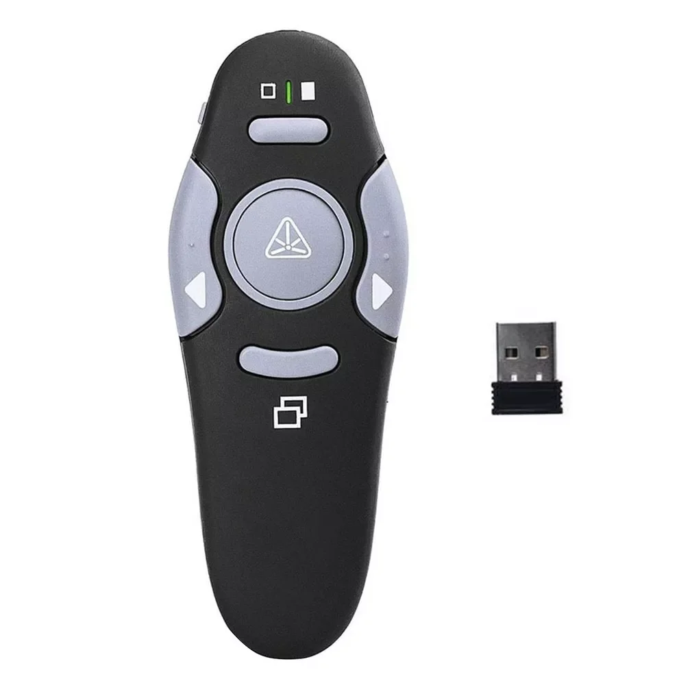 

2.4GHz Wireless USB Powerpoint Presentation Remote Control Page PPT Flip Pen Pointer Clicker Presenter Red Light RF for Teacher