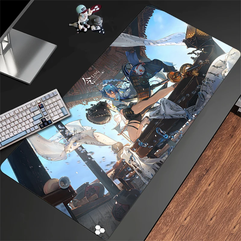 

Коврик для мыши с рисунком аниме arknight, большой коврик для мыши XXL, аксессуары для компьютера и ПК, коврик для мыши, Противоскользящие коврики ...