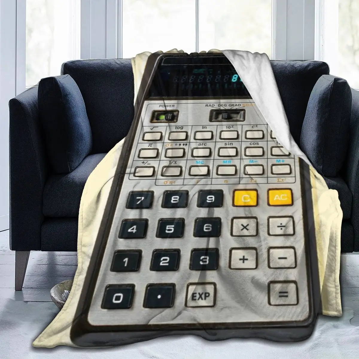 Ультра-мягкое Флисовое одеяло для калькулятор Old Skool