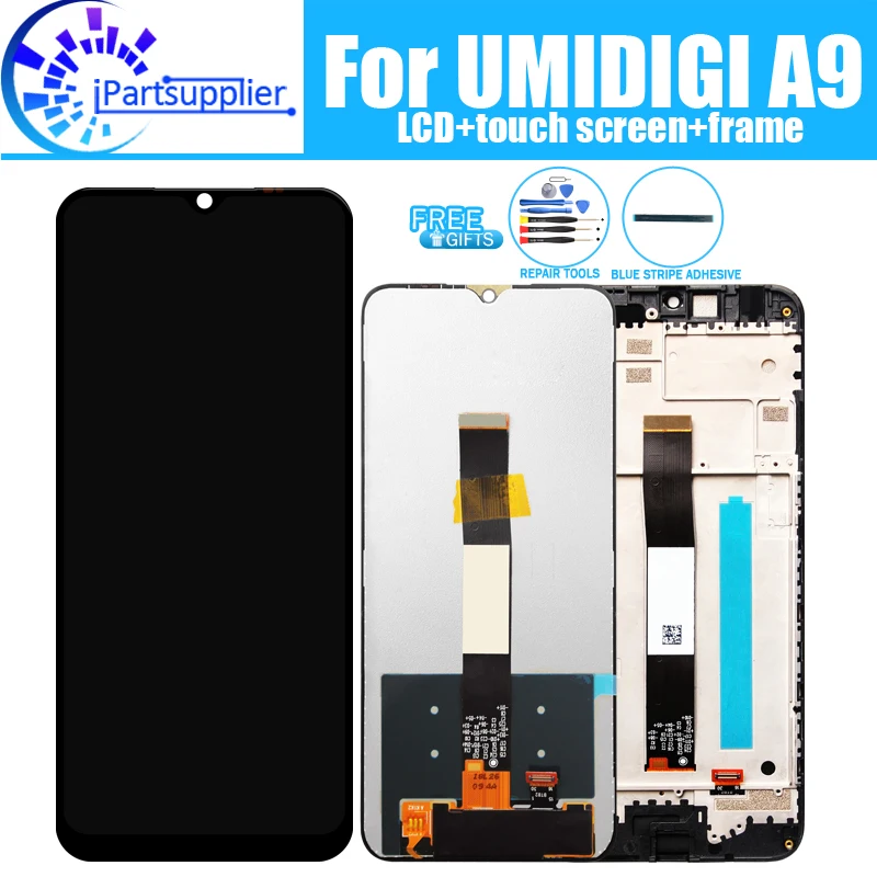 

6.53 inch UMIDIGI A9 LCD Display+Touch Screen 100% Original Tested LCD Digitizer Glass Panel Replacement For UMIDIGI A9.