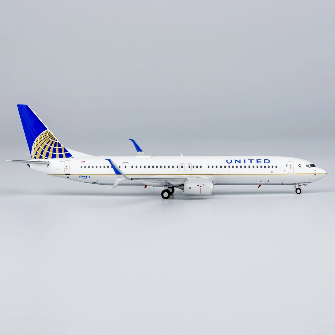 Коллекционный самолёт из сплава 79012 подарок NG модель 1:400 United Airlines StarAlliance Боинг