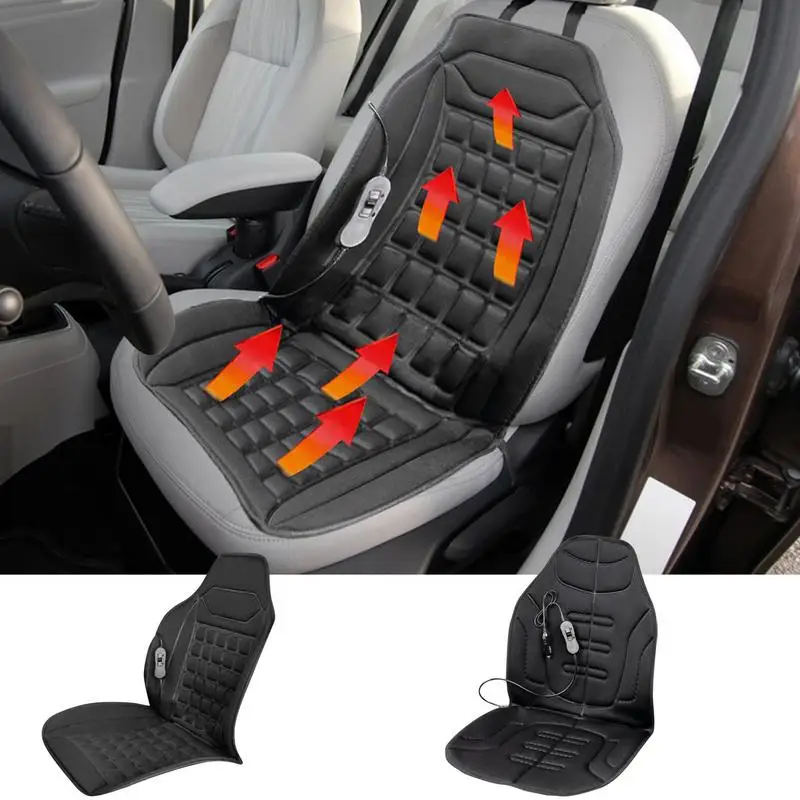 

Heated Car Seat Covers 12V Electric Heated Seat Protectors Cushion Universal Anti Slip Heating Seat Cushion for Cars Truck SUV
