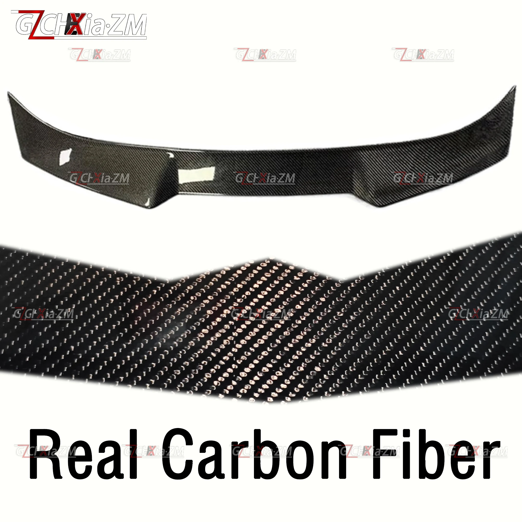 

Для Audi A7 S7 RS7 C8 2019-2025 годов, спойлер в стиле летучей мыши, материал из углеродного волокна, декоративный комплект крышки багажника, аксессуары для хвостового диффузора