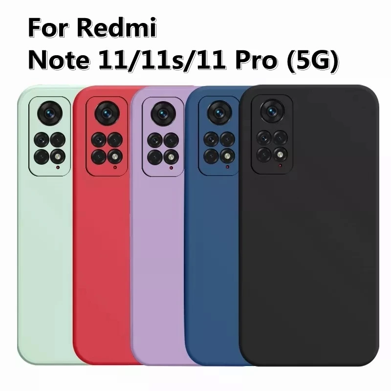 Жидкий силиконовый чехол для Xiaomi Redmi Note 11 Pro 5G 11s Global телефона Xiomi Red mi Note11 T 11pro