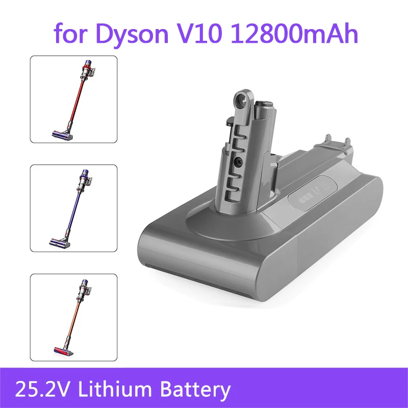 2022 Новый 25 2 в 12800 мАч Сменный аккумулятор для Dyson V10 абсолютно безшнурковый