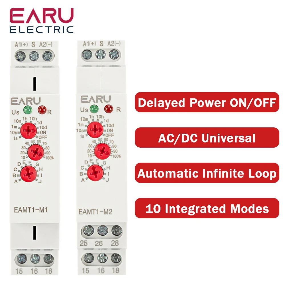 1 шт. 16 А многофункциональное реле таймера тип 0 секунды 10 дней с вариантами