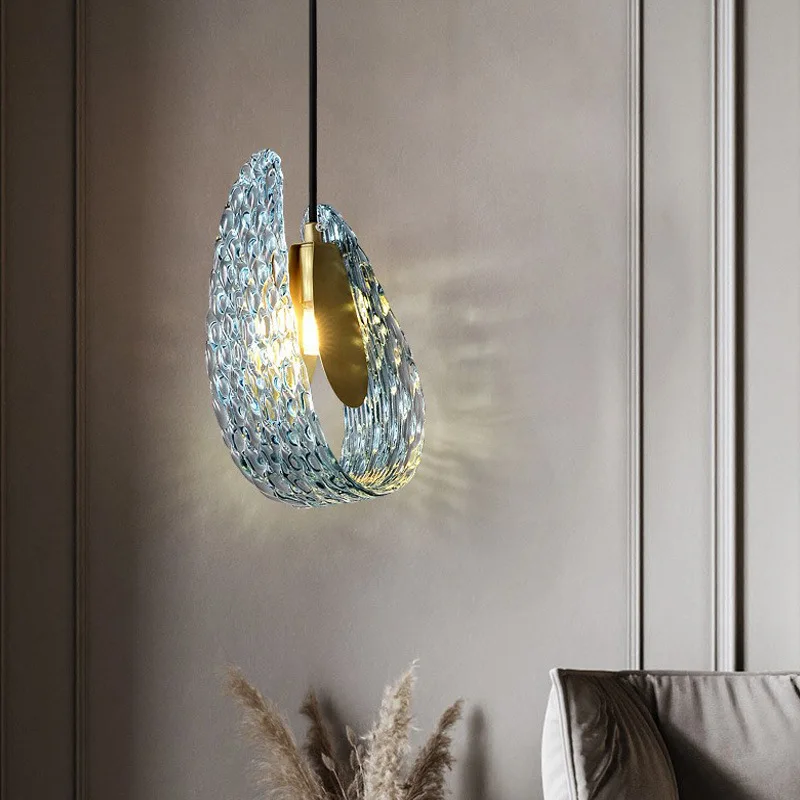 

modern led crystal black iron wire industrial glass pendant lights vintage kitchen island ceiling decoration dining room