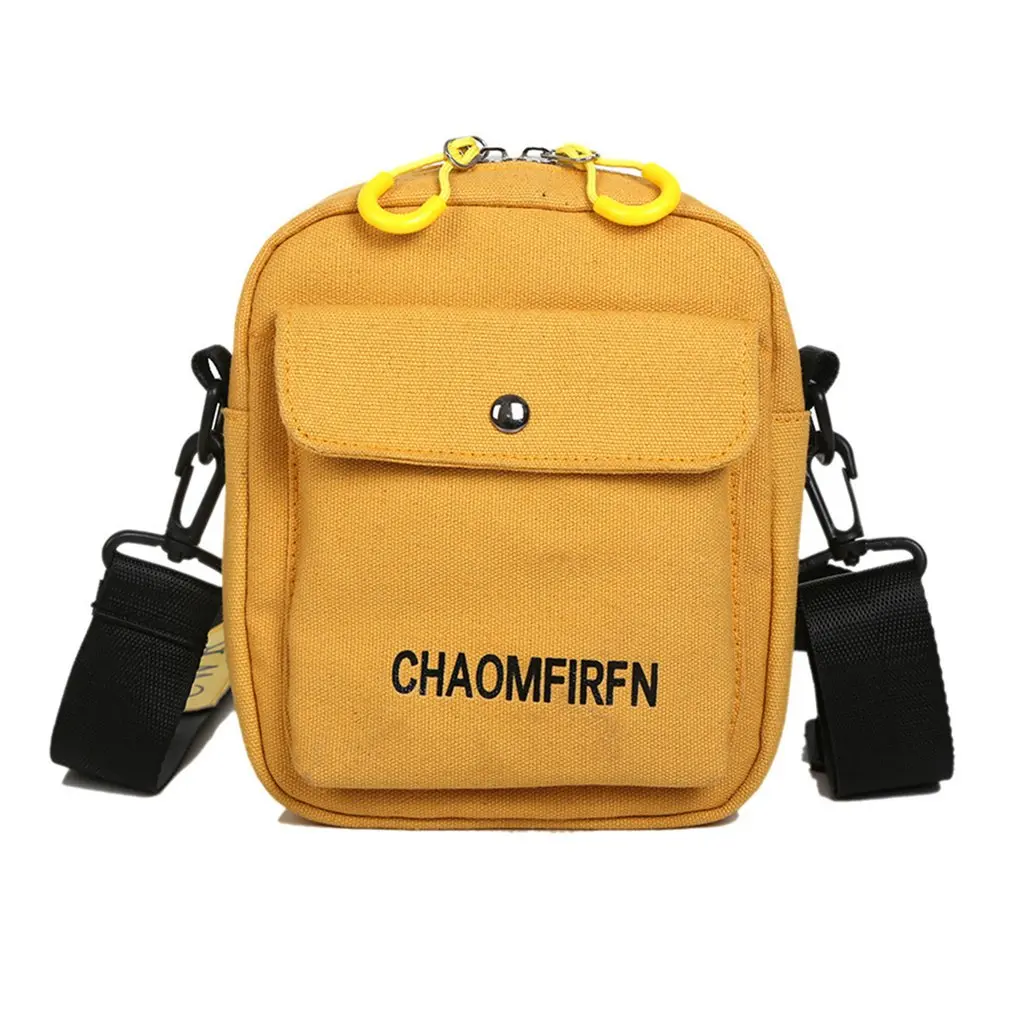 

Универсальная Большая вместительная Холщовая Сумка через плечо с буквенным принтом, удобная для студентов, на молнии, Холщовая Сумка через ...