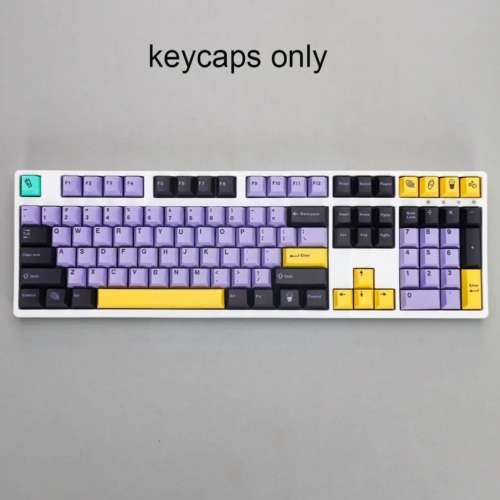 

GMK Taro Keycaps 129 Keys DYE-SUB Profile PBT Keycaps for CHERRY Gateron MX Switches Mechanical Keyboards N7L7