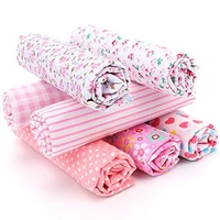 cotton patchwork fabrics 50 x 50 cm 7 pieces of fabric 100 cotton thin fabric for sewing for all types of small handmade items