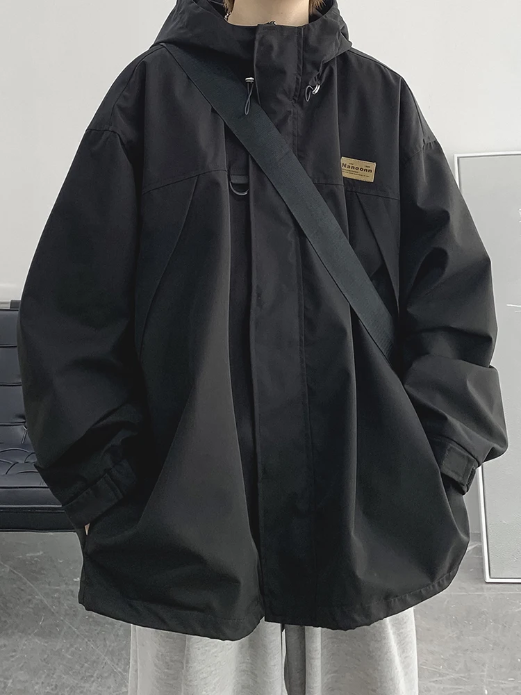 American Hood Jacket Men's Spring and Autumn 2024 New Youth Pu Shuai Windproof Outdoor Boys' Outerwear