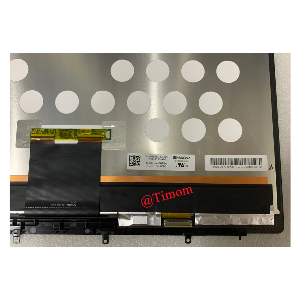 15 6 Для Dell XPS XPS7590 63T80 сборка ЖК-дисплея ноутбука DP/N 0N5V8C 063T8 0 IPS eDP 40 контактов UHD