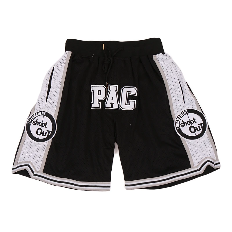 Basketball Shorts Tournament Shoot Out Birdmen Sewing Embroidery Sports Outdoor High-quality Beach Pants Fitness Black 2023 New