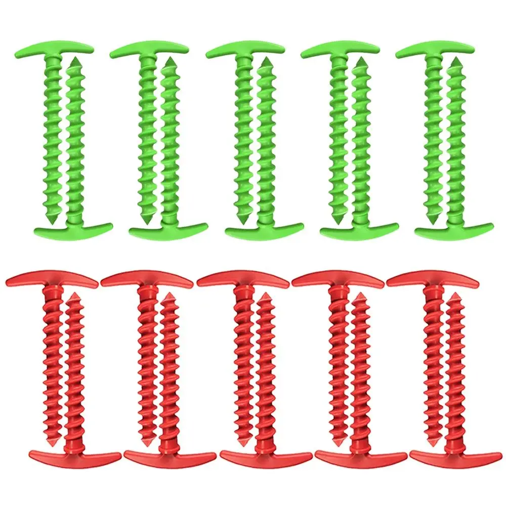 

Tent Stakes Pegs Camping Tent Accessories Spiral Pegs Ground Support Nails Tent Nails Threaded Fixed Pegs Tent Ground Pegs