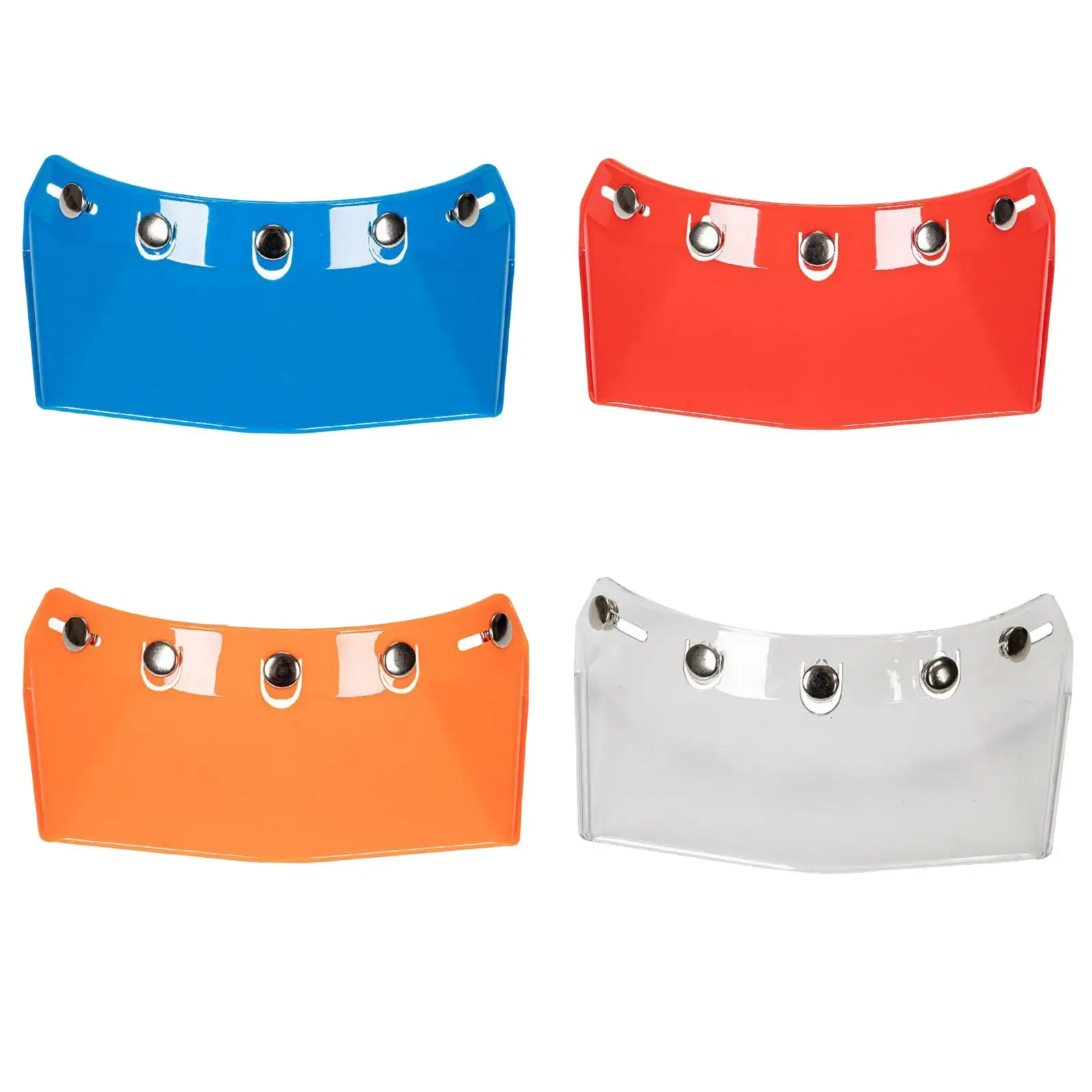 

Motorcycle Helmet Visor Peak 5-Snap Open Face Protector Direct Replaces