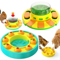 multifunctional pet educational toys cat dog diet train turntable toy pet bowl pet supplies