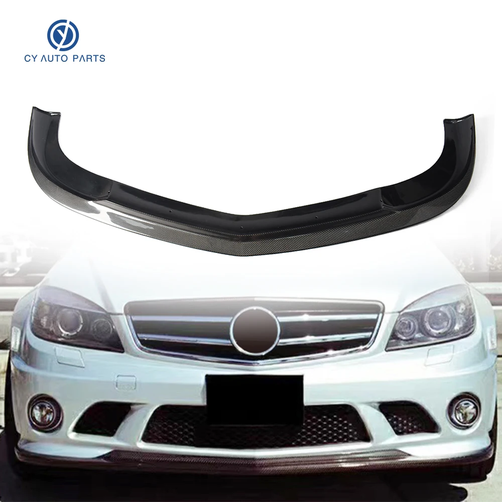 

Высококачественный сплиттер для переднего бампера из углеродного волокна для кузова Mercedes-Benz C-Class W204