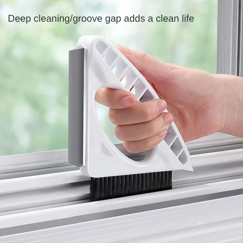 Creative Window Slot Cleaning Brush Window Cleaning Universal Brush Multi-Function Wiper Household Cleaning Tool Accessories