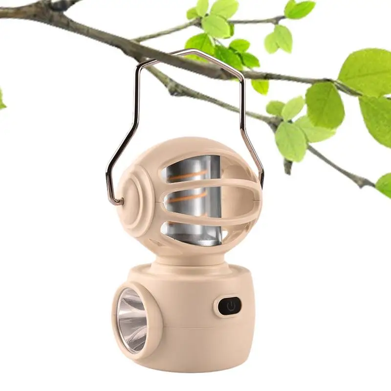 

Camping Lantern Rechargeable Dual Lights Outdoor Tent Light Waterproof And Lightweight Type-C Rechargeable Camping Lamps