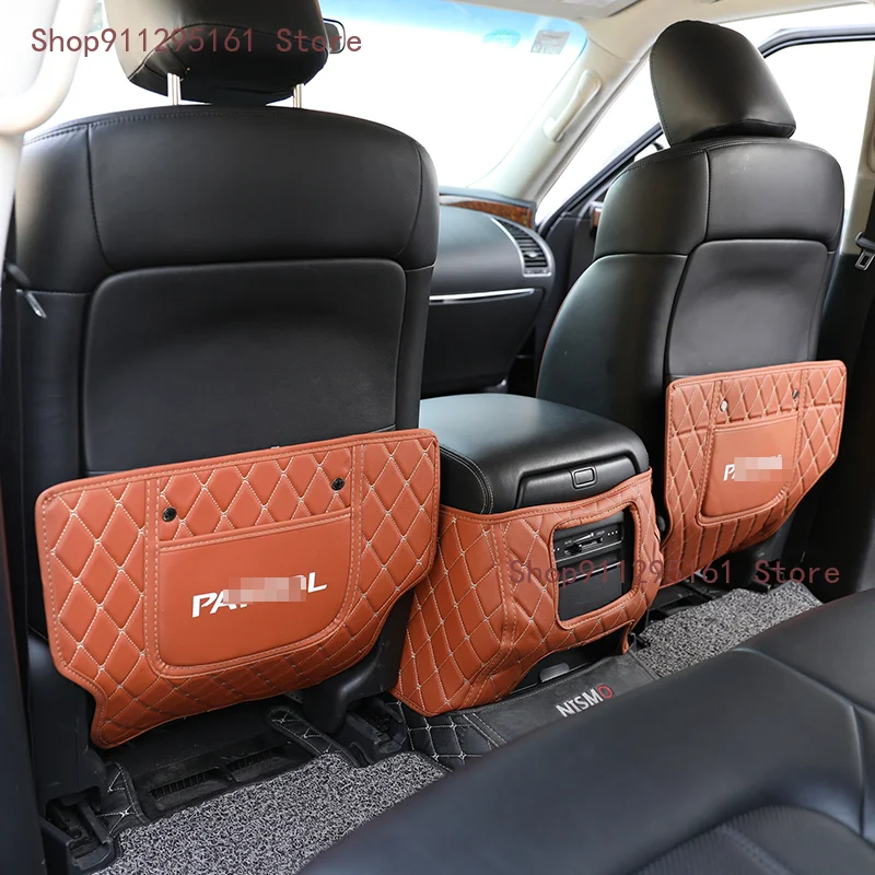 

Suitable for Nissan Patrol Y62 2012-2019 Seat Anti-Kick Pad Nissan Patrol Y62 Rear Seat Leather Protective Interior