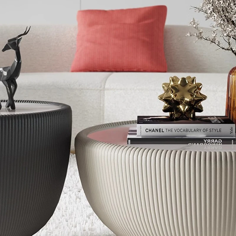 Роскошный креативный журнальный столик современная гостиная белый