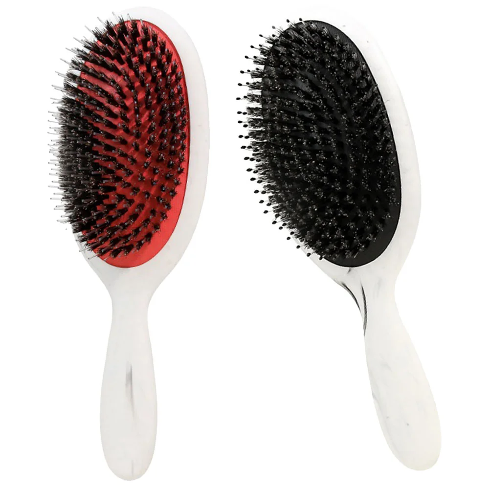 

2 Pcs Air Bag Comb Mens Hair Brush Detangling Brush Paddle Brush Men Cloud Lime Women Hairbrush Abs Cushion Hair Combs Man