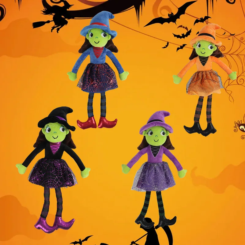 

40 см Новый Хэллоуин ведьма плюшевая игрушка детский праздничный подарок милая маленькая детская игрушка