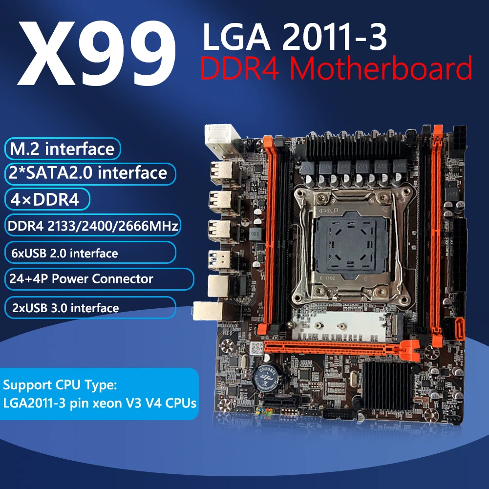 

X99H-B85/H81 LGA2011-V3 Professional 4-канальный модуль материнской платы для настольного компьютера DDR4 с портами USB3.0 SATA3.0 M.2