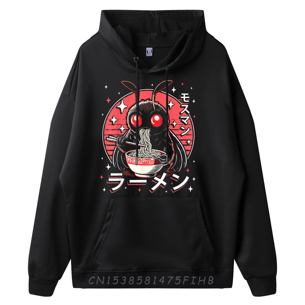 Kawaii Mothman Ramen японская лапша эстетический отаку Lover черные футболки с рисунком