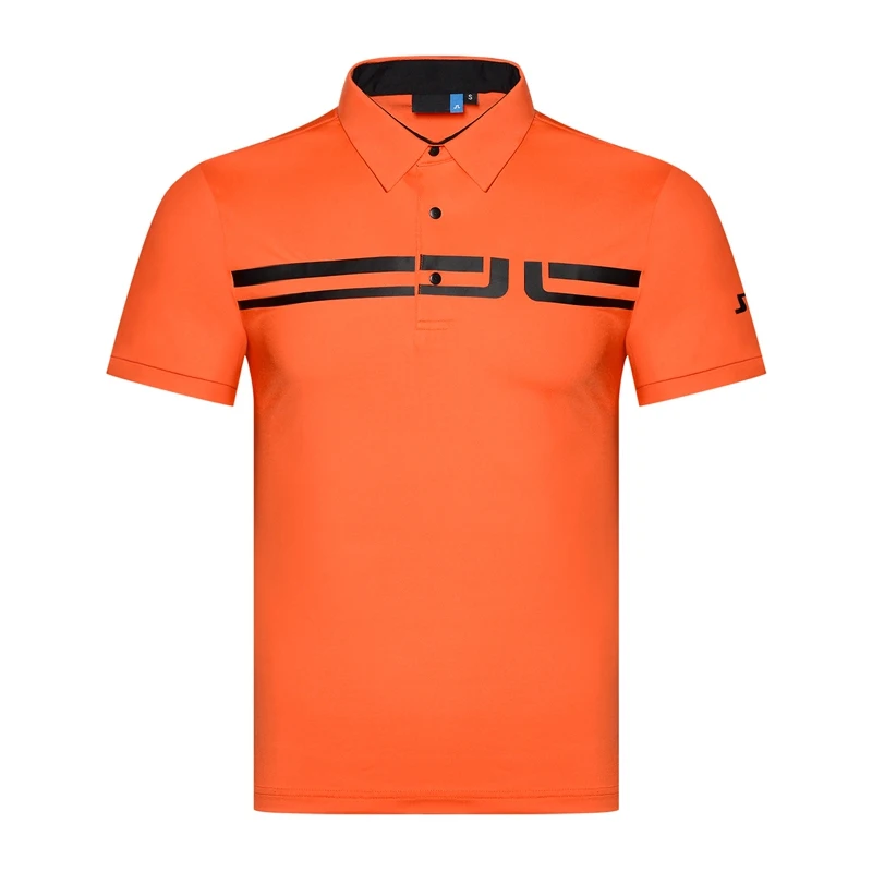 Men's golf short-sleeved T-shirt breathable quick-drying outdoor sports short-sleeved Polo shirt