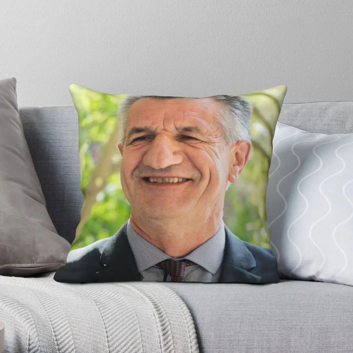 

Наволочка на подушку с жилетом, из полиэстера и льна, 18 дюймов