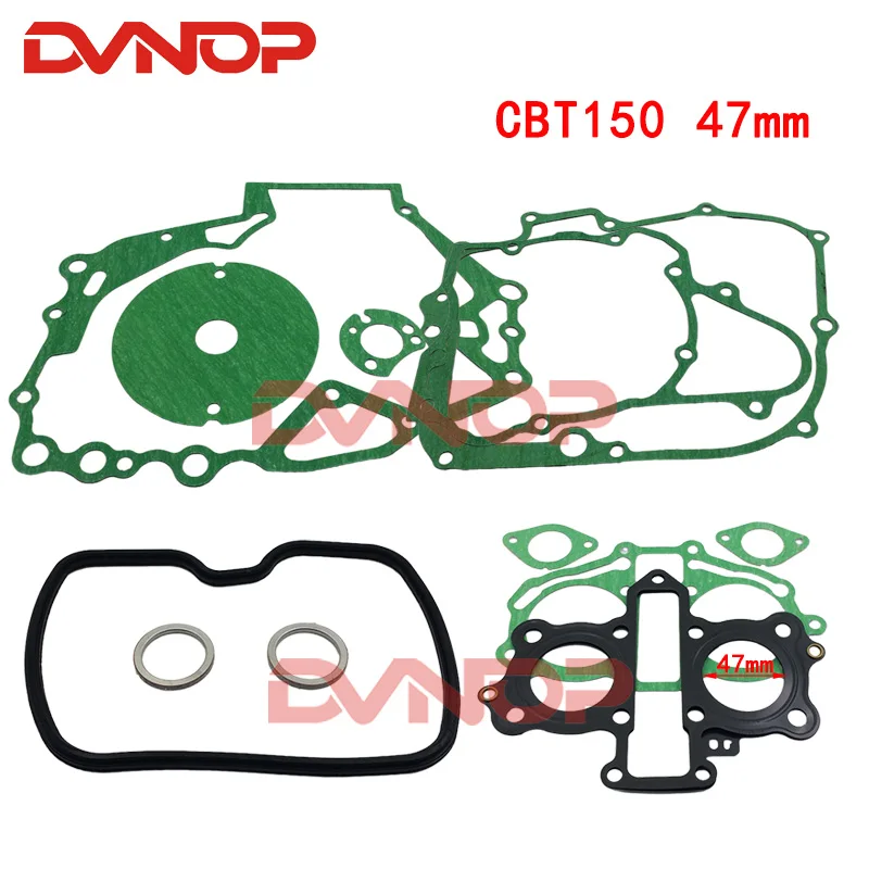 

Полный комплект прокладок CBT125 CB125T для мотоцикла Honda 125cc CBT 125 CBT150, Уплотнение двигателя, запасные части, включая прокладку цилиндра