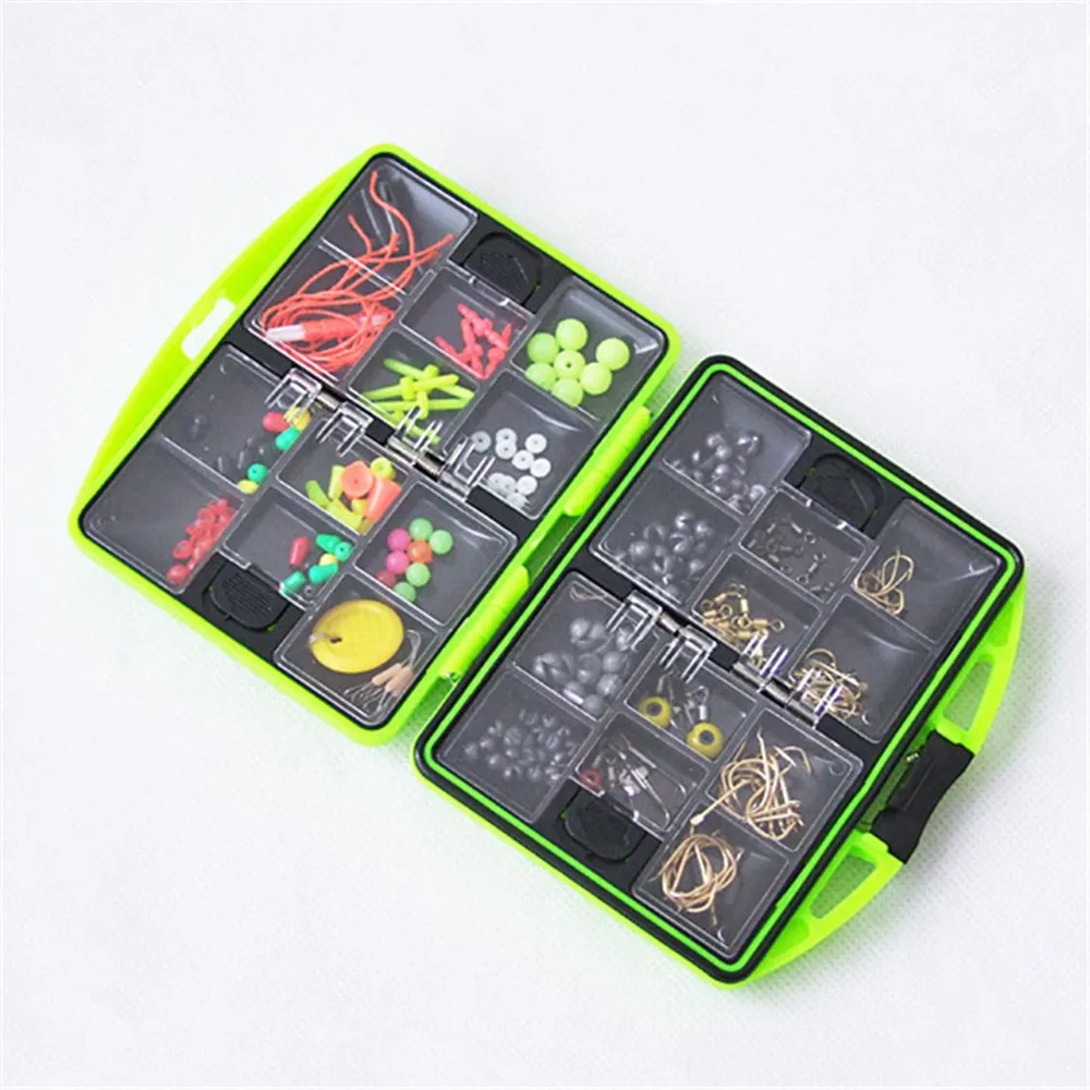 New Arrival Rock Fishing Accessories Box Surf Casting fishing tackle box Swivel Jig Hooks tools set