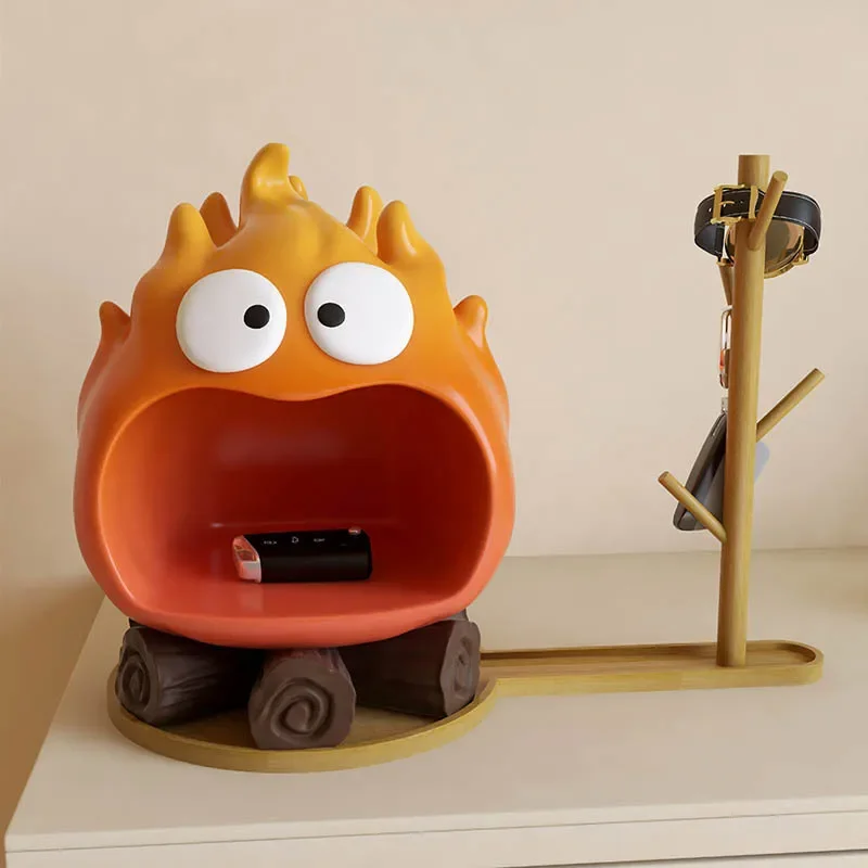 Прочный Calcifer Fire украшение для рабочего стола креативный домашний лоток гостиной