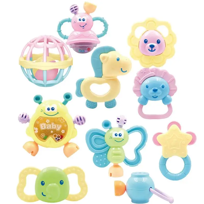 

Погремушки для младенцев, прорезыватели для зубов, развивающие игрушки для младенцев, погремушки для младенцев, интересные игрушки, натура...