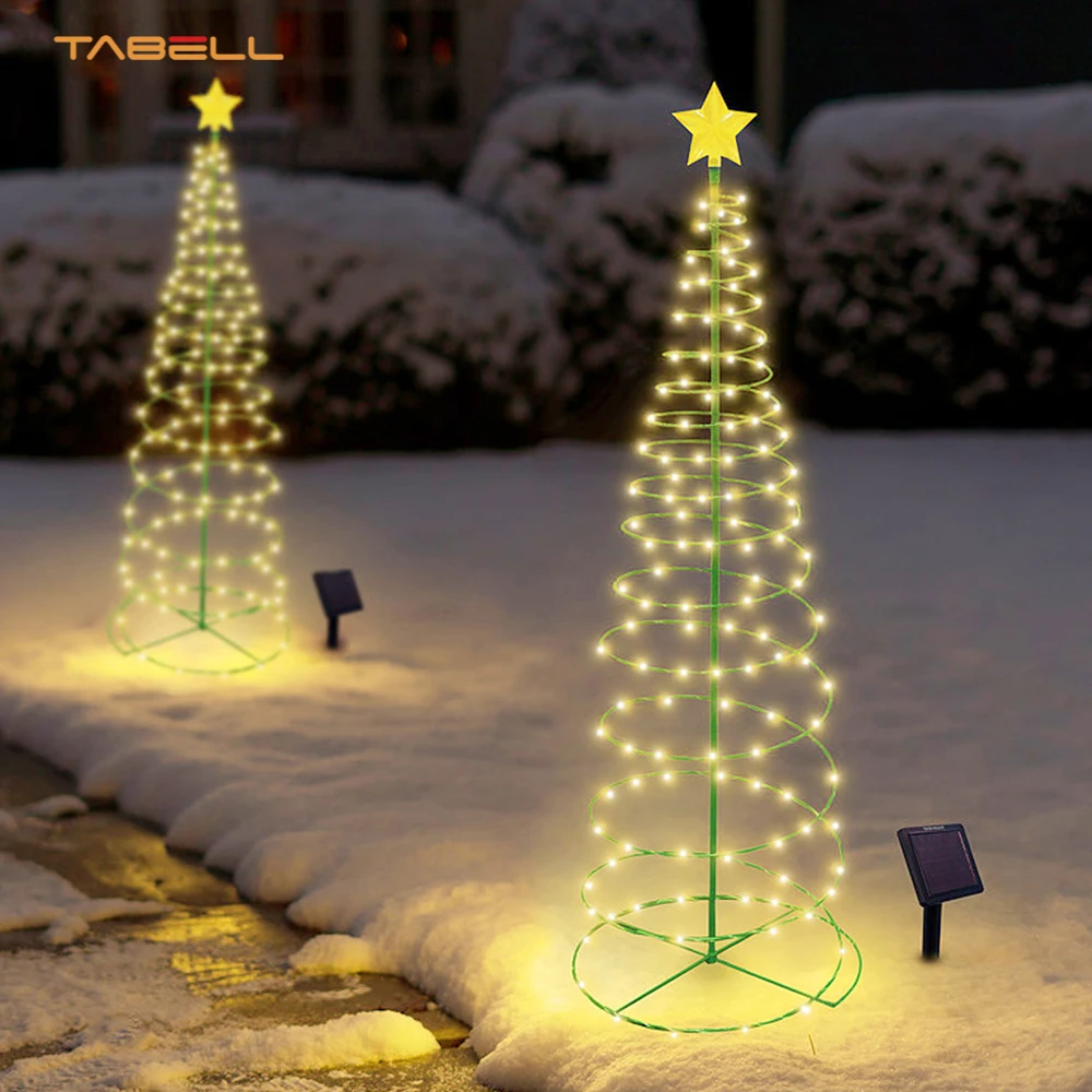 NETZONZ-luces LED solares para árbol de Navidad, iluminación decorativa para exteriores, para jardín, vestido de estrellas, arreglo de escena jardineria decoracion exterior