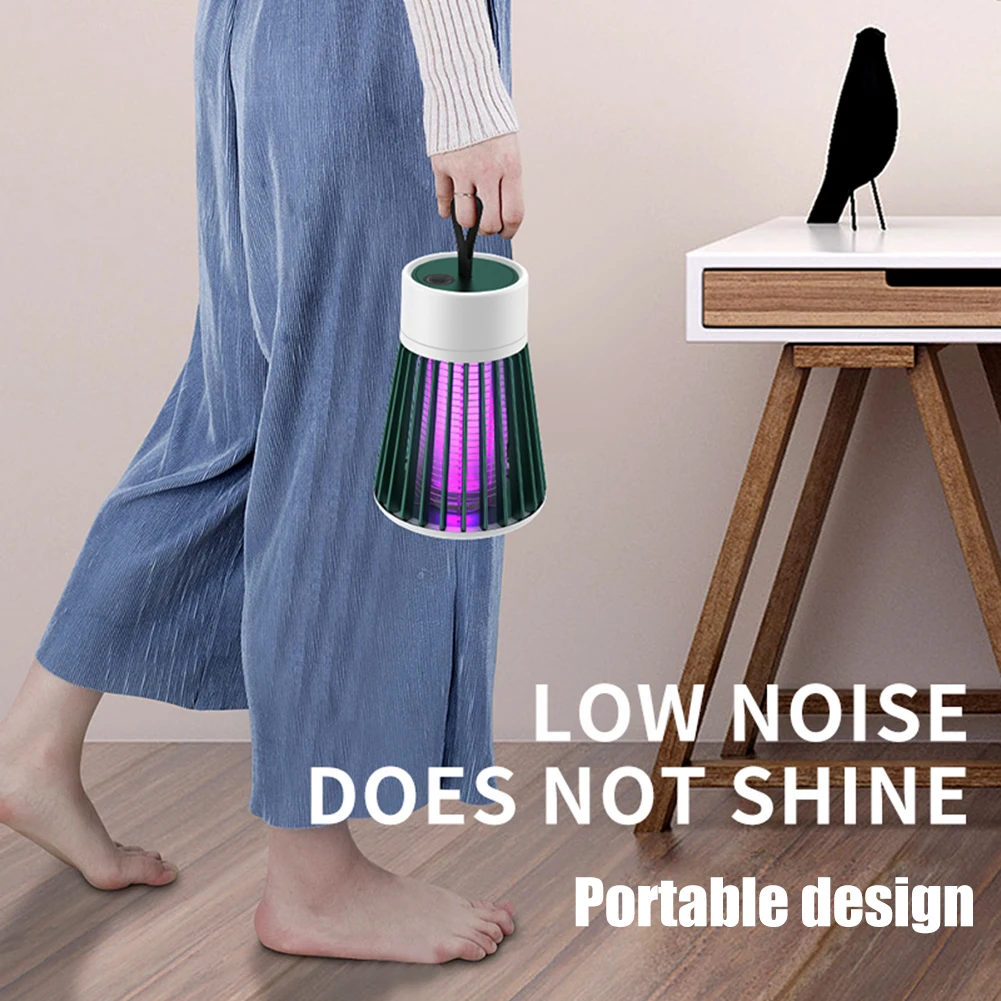 Лампа-ловушка для комаров USB-отпугиватель насекомых с электрошоком дома |