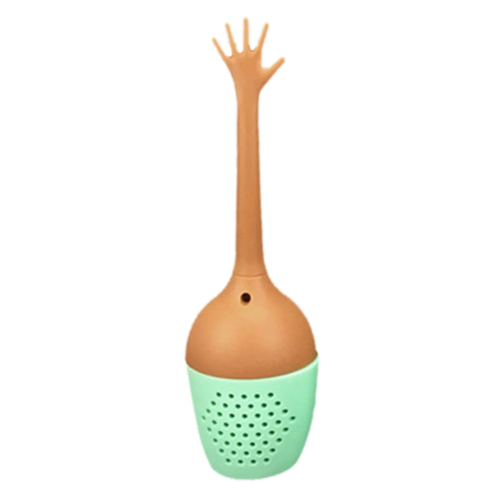 Ситечко для чая с жестами многоразовый Силиконовый Фильтр кофе инструмент